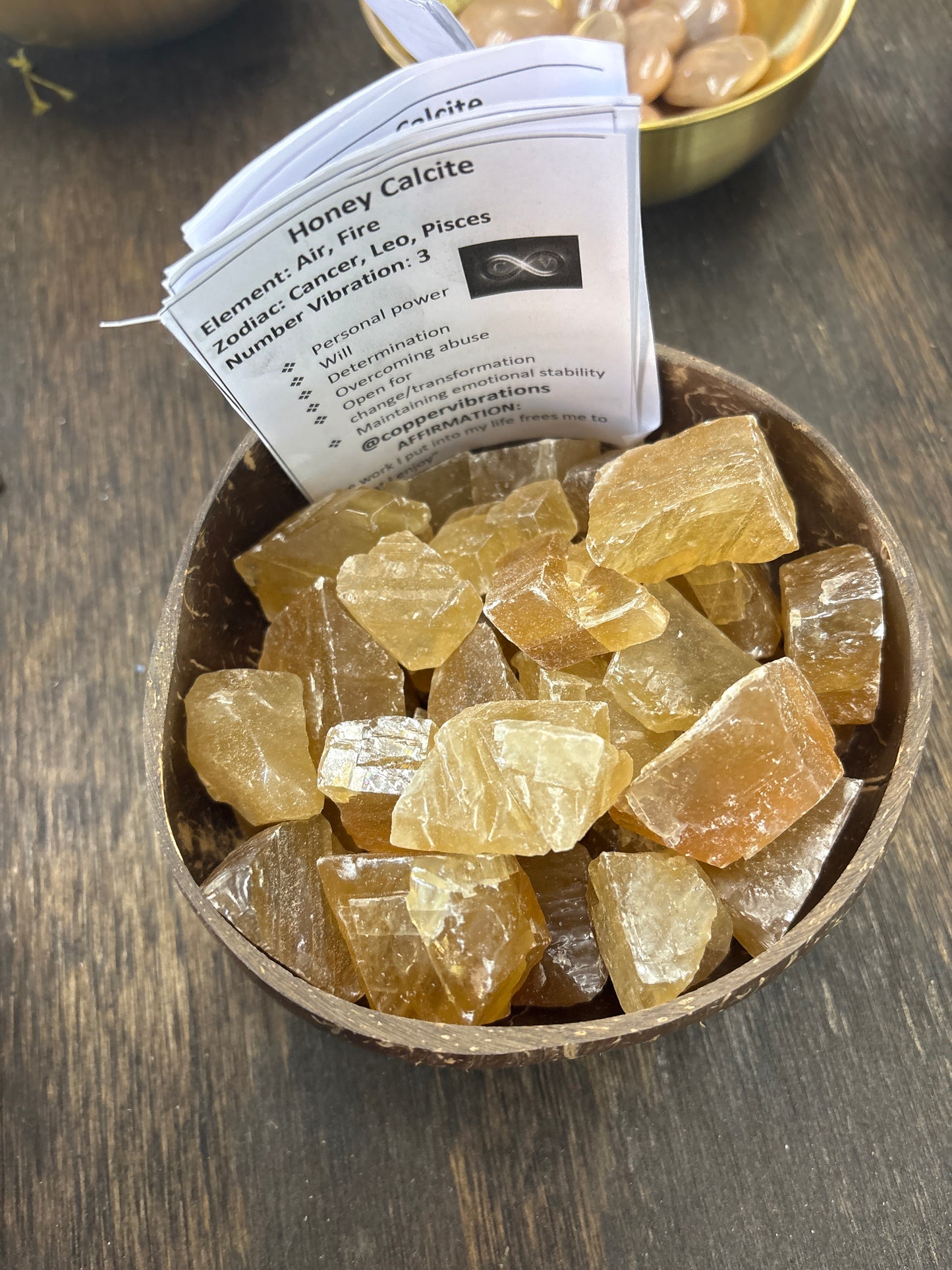 Raw Honey Calcite
