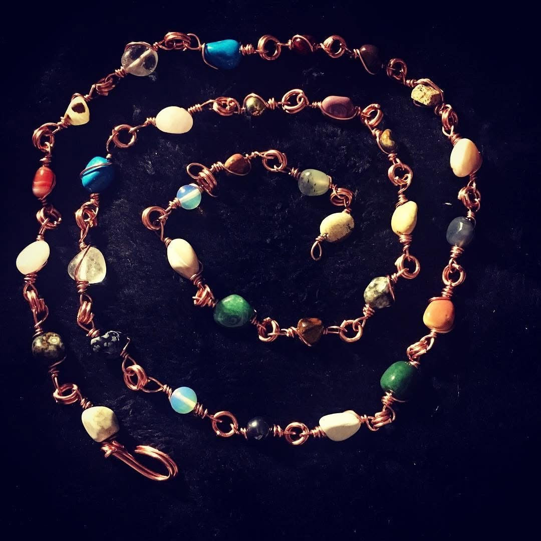 Gemstone Bead Waist Chain