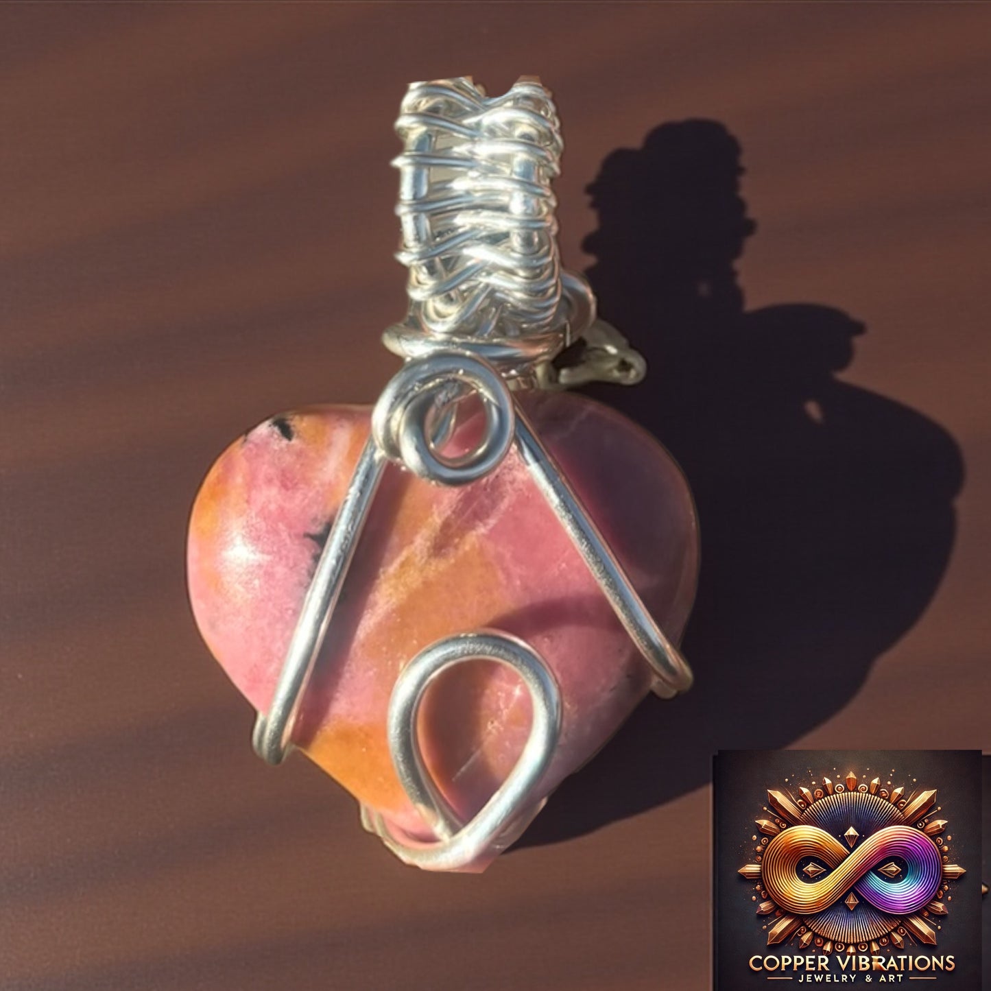 Rhodonite Heart Necklace
