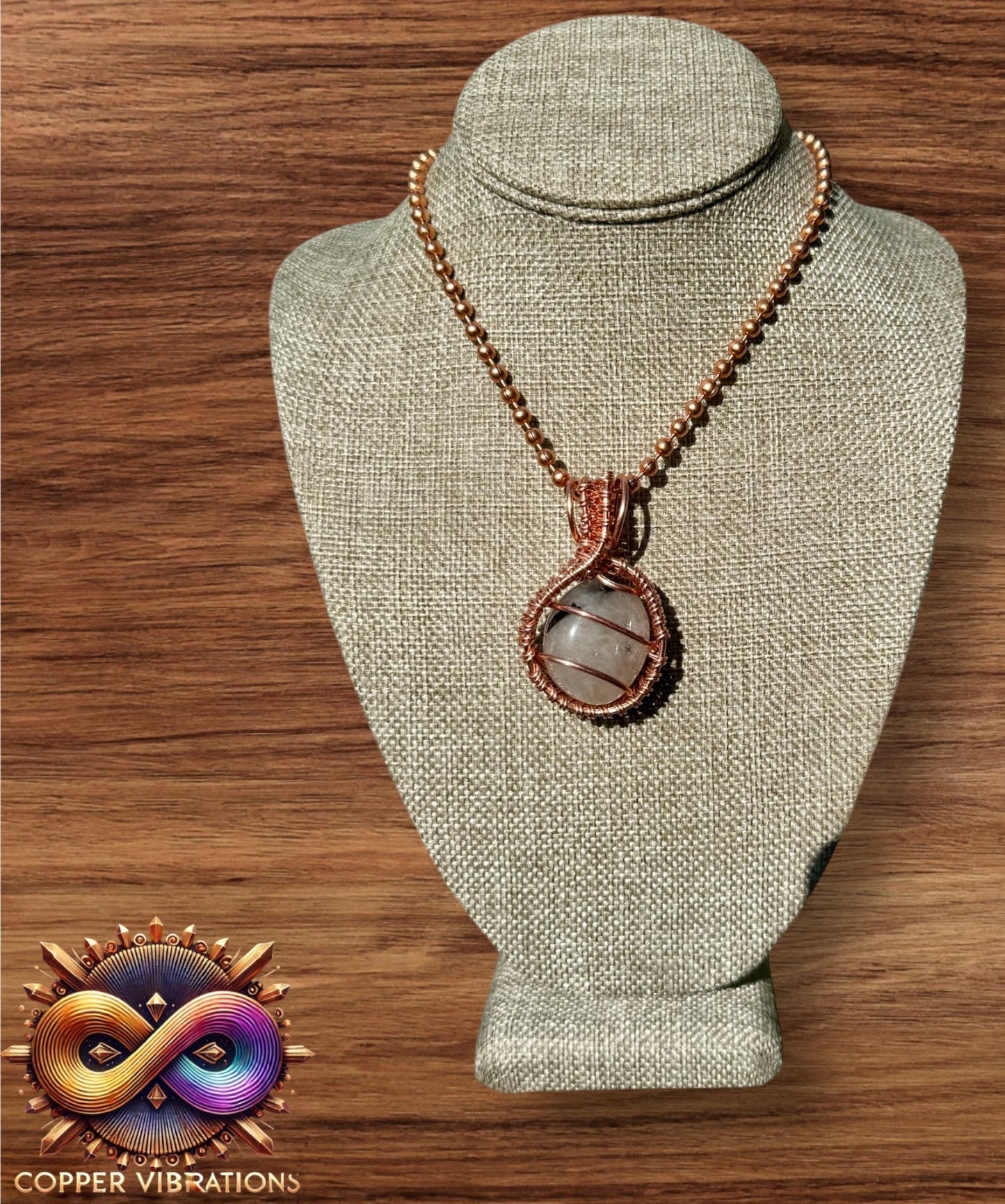 Tourmalinated Quartz Necklace