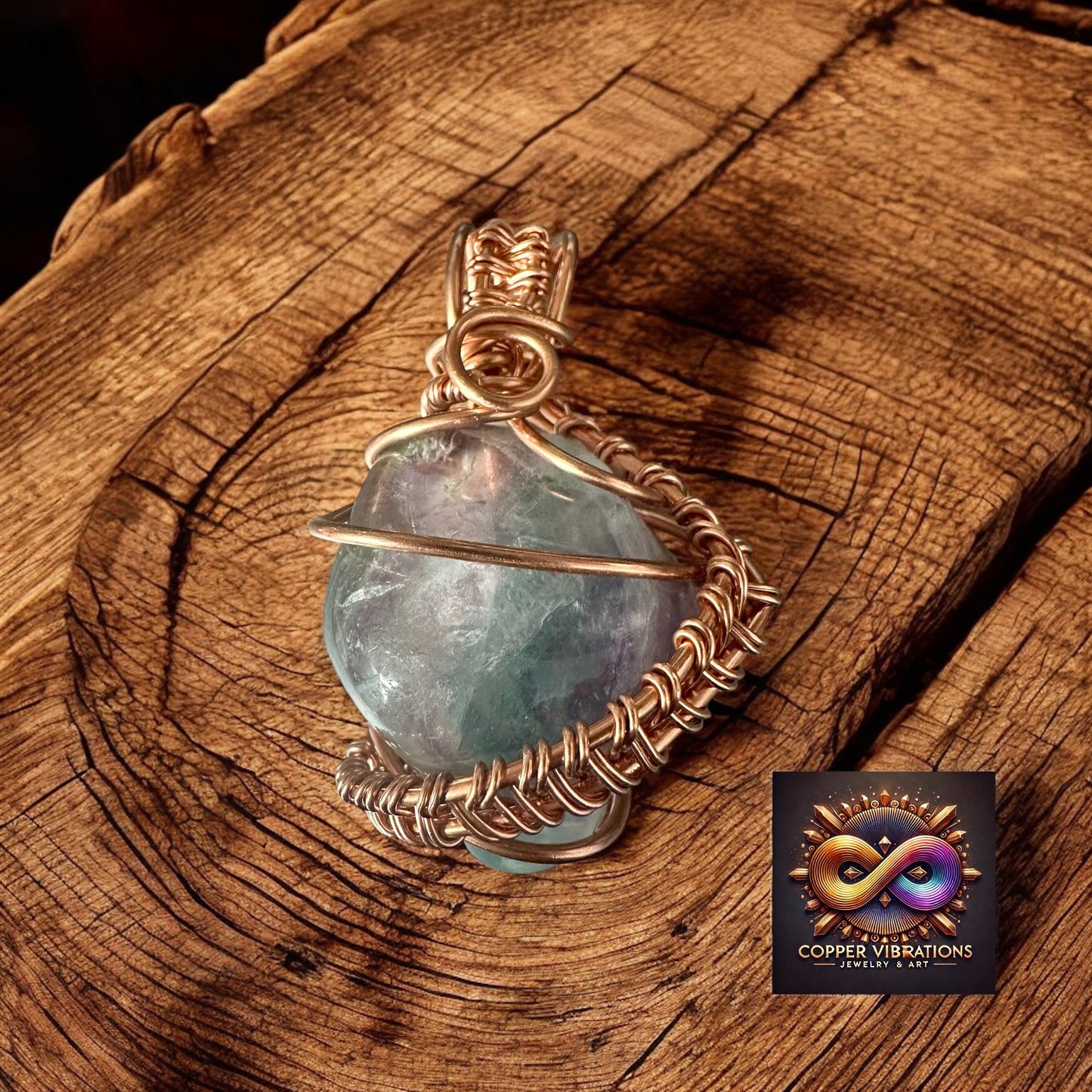 Rainbow Fluorite Necklace