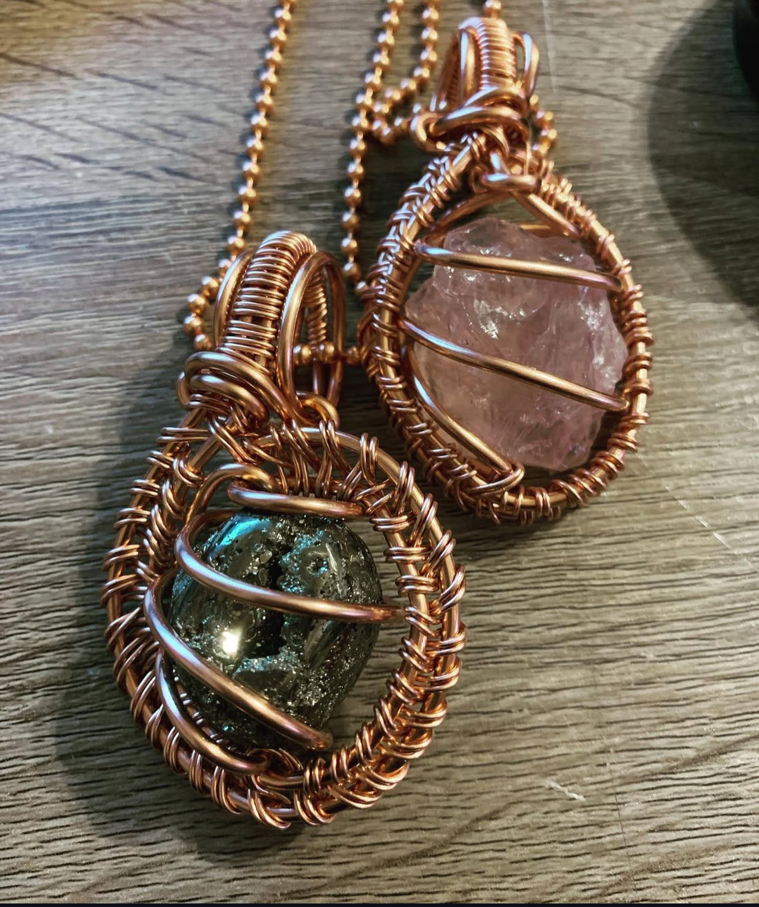 Necklaces from Copper Vibrations 