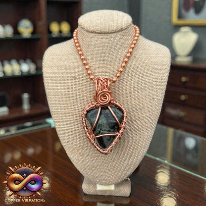 Kabamba Jasper 24” Copper Necklace