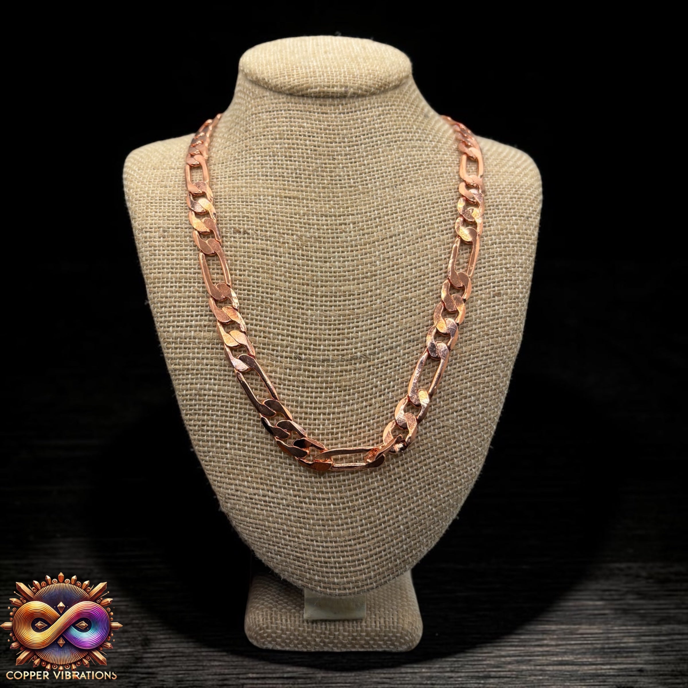 Figaro Copper Link Chain