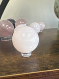 Pink Mangano Calcite Sphere