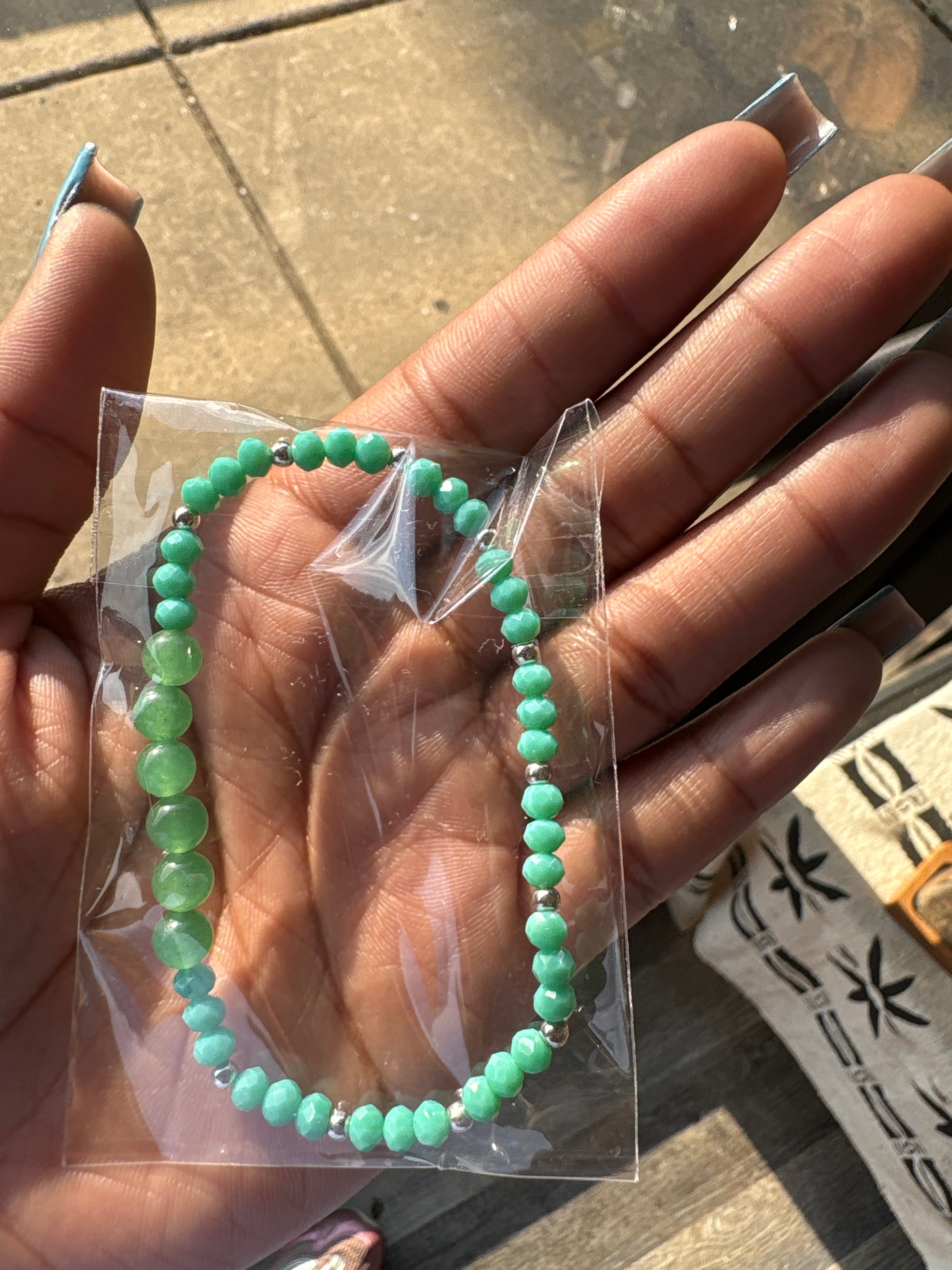 4mm Beaded Bracelet