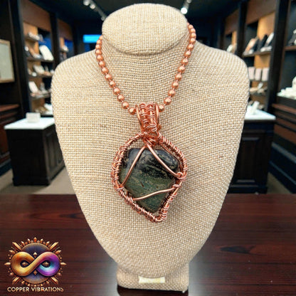 Kabamba Jasper 24” Copper Necklace