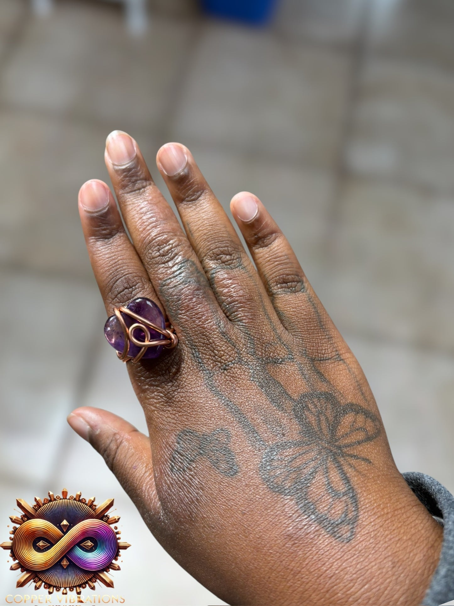 Gemstone Heart Rings