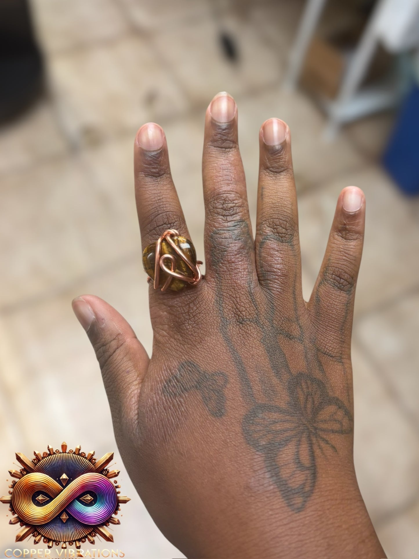 Gemstone Heart Rings