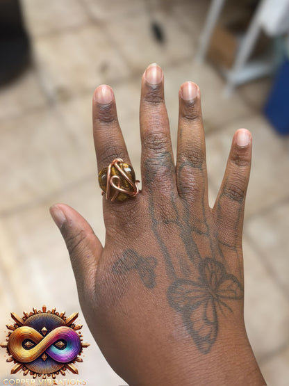 Gemstone Heart Rings