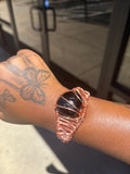 Chunky Tumbled Black Tourmaline Bracelet