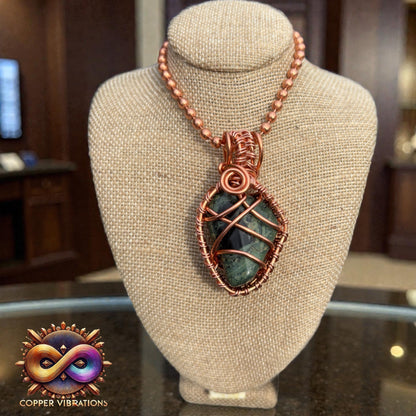 Kabamba Jasper 24” Copper Necklace