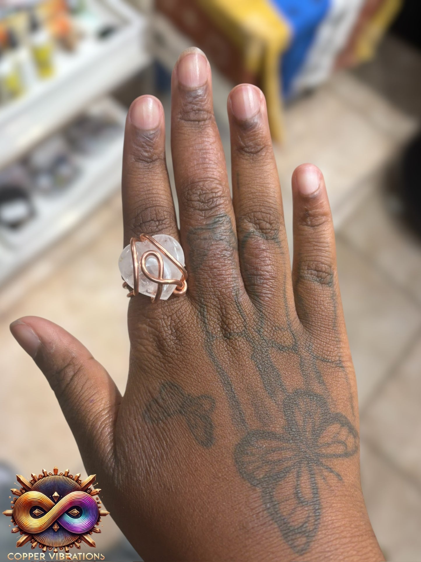 Gemstone Heart Rings