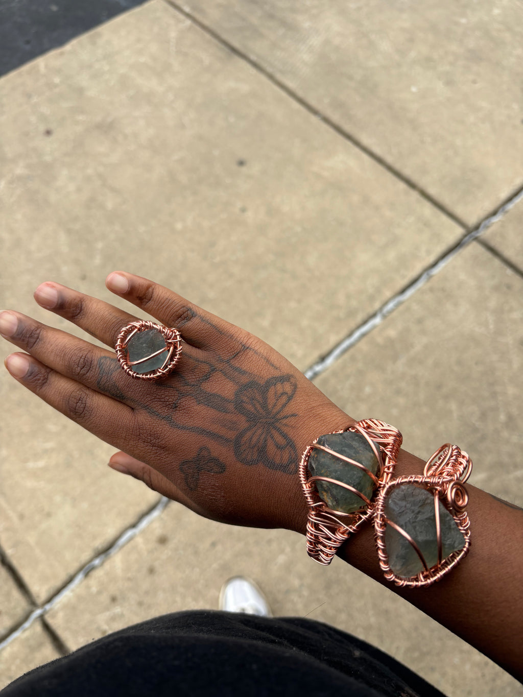 Raw Flourite 3pc Set