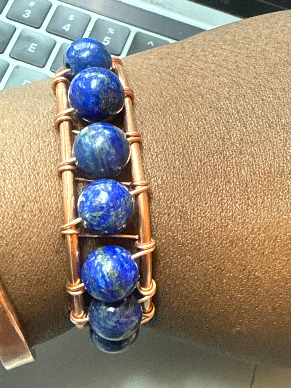 Juicy Gem Cuff (Thick Copper)
