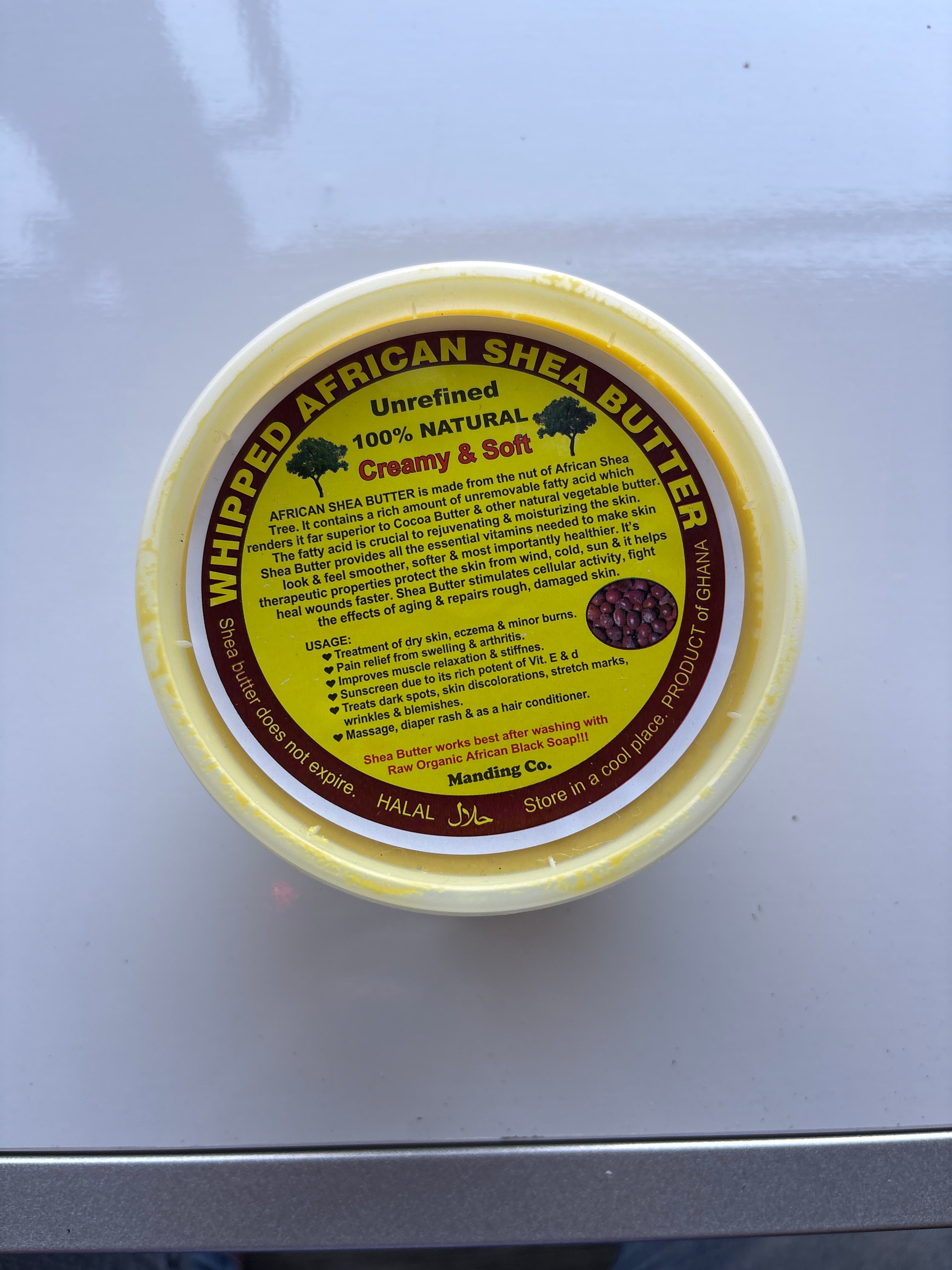 Yellow Whipped Shea Butter