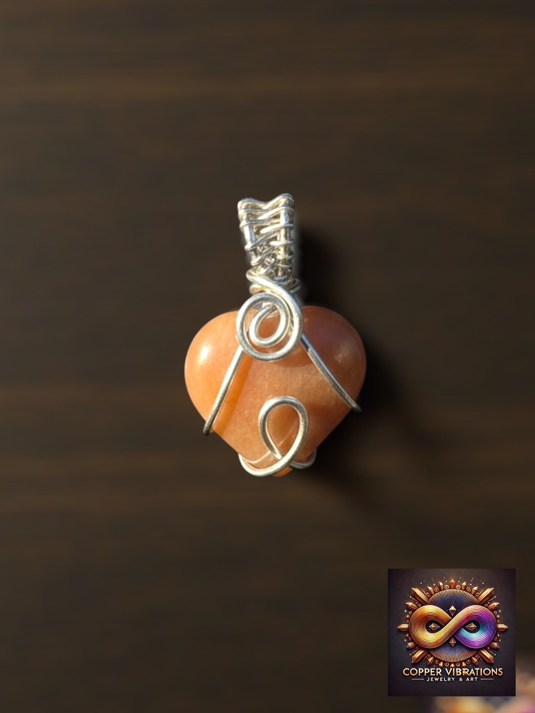 Peach Moonstone Necklace
