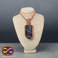 Raw Black Tourmaline 24” Copper Necklace