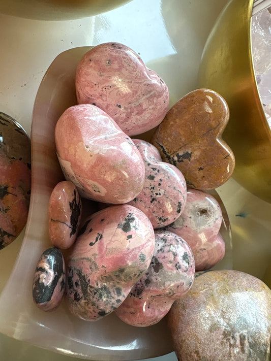 Rhodonite Heart