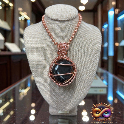 Shungite 24” Copper Necklace