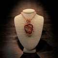 Carnelian 24” Copper Necklace