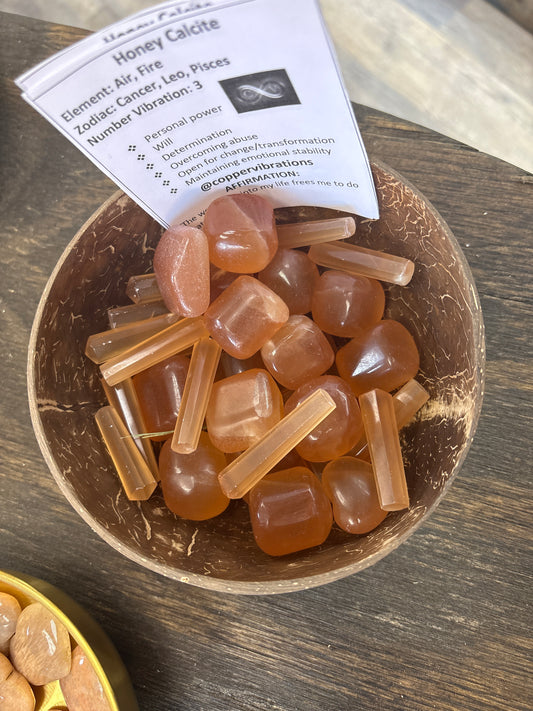 Honey Calcite Stone/Wand