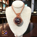 Astrophyllite 24” Copper Necklace