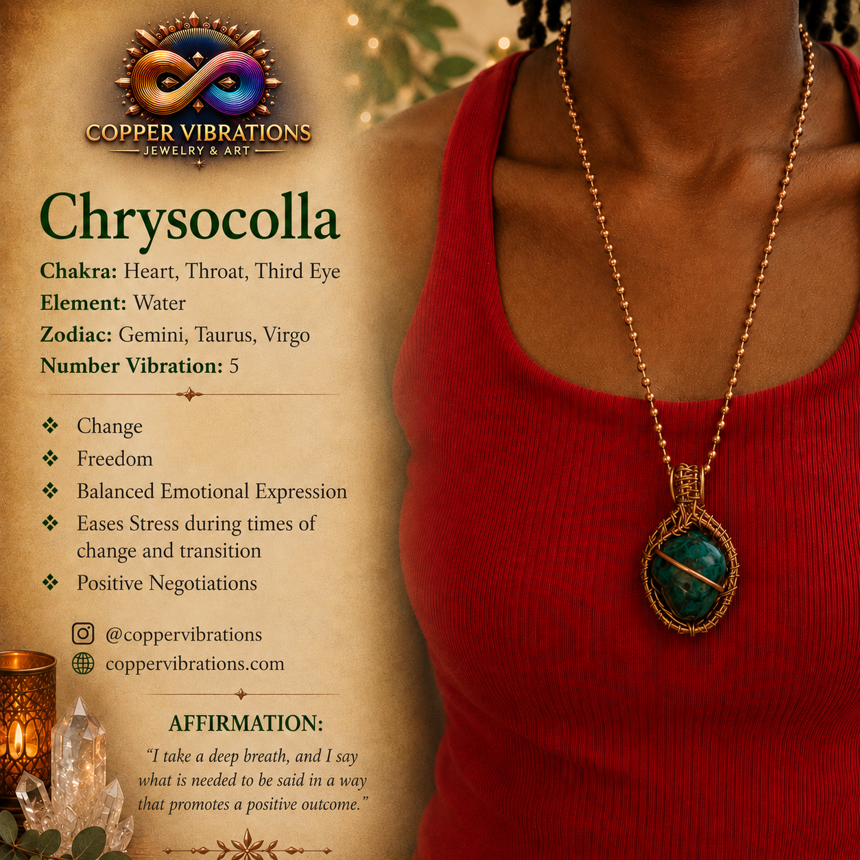 Chrysocolla Necklace