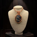Raw Fluorite 24” Copper Necklace
