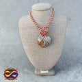 Banded Onyx Heart Necklace
