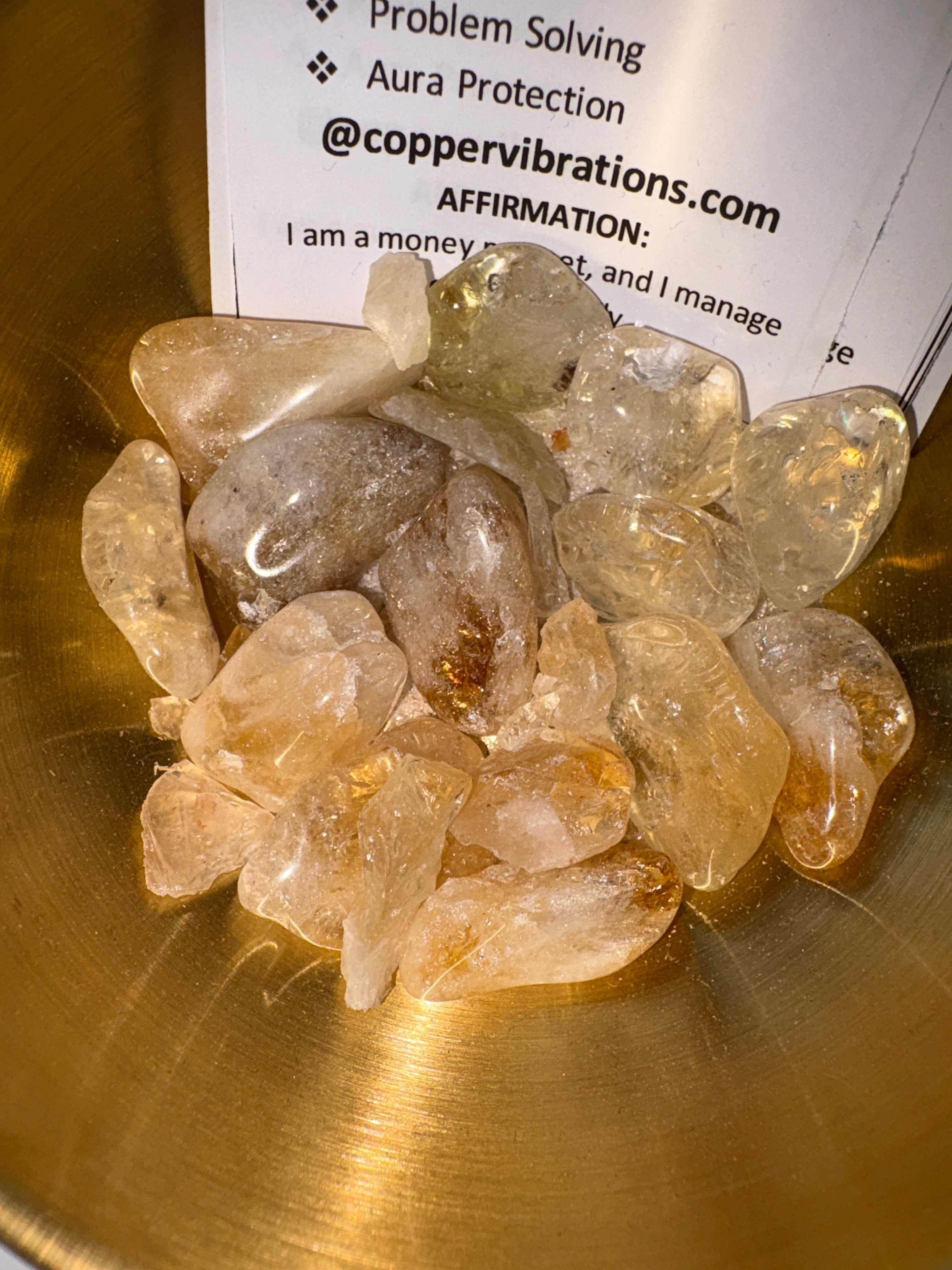 Tumbled Citrine