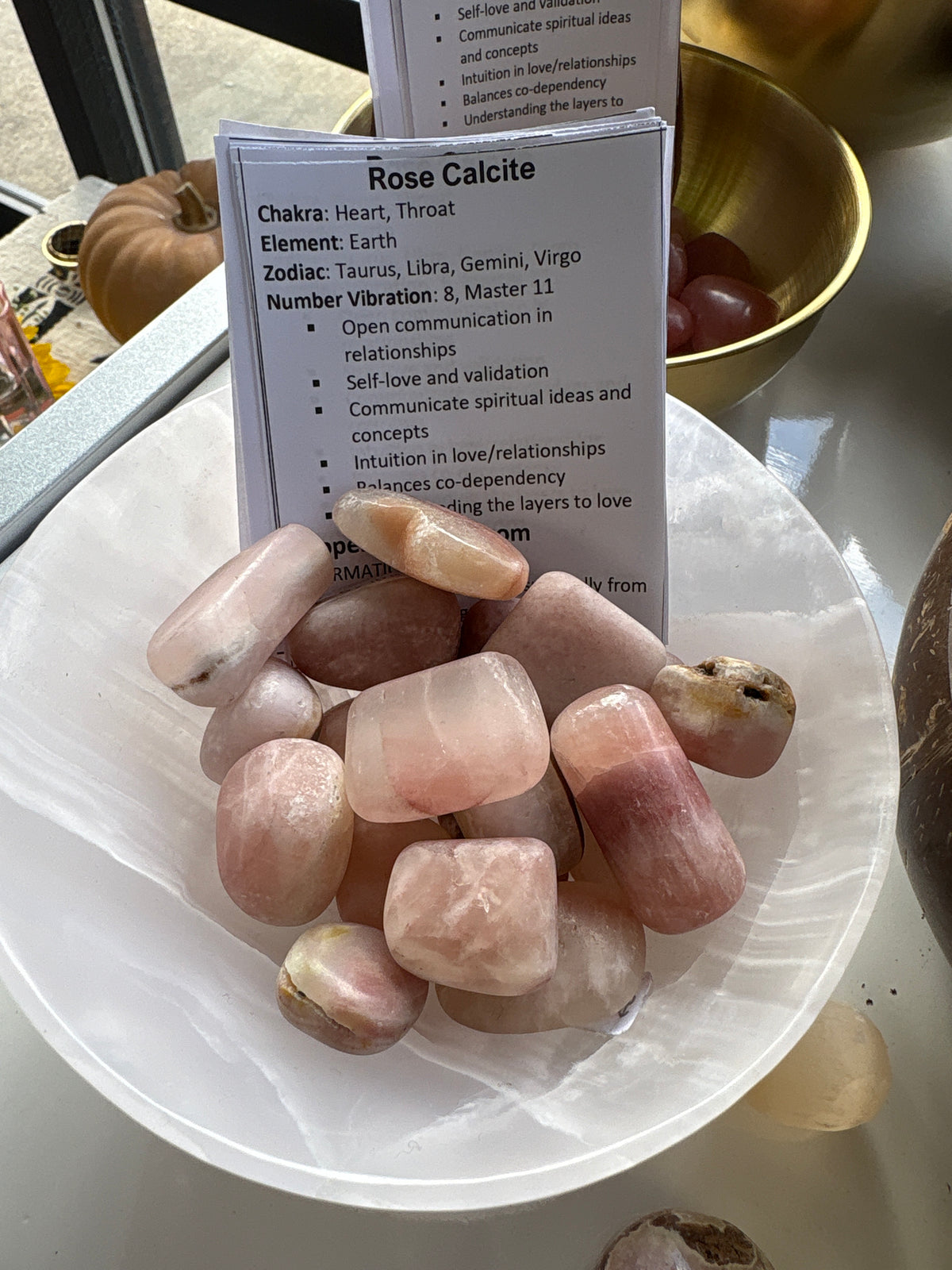 Raw Rose Calcite