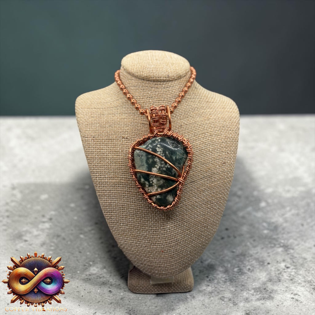 Ocean Jasper 24” Copper Necklace