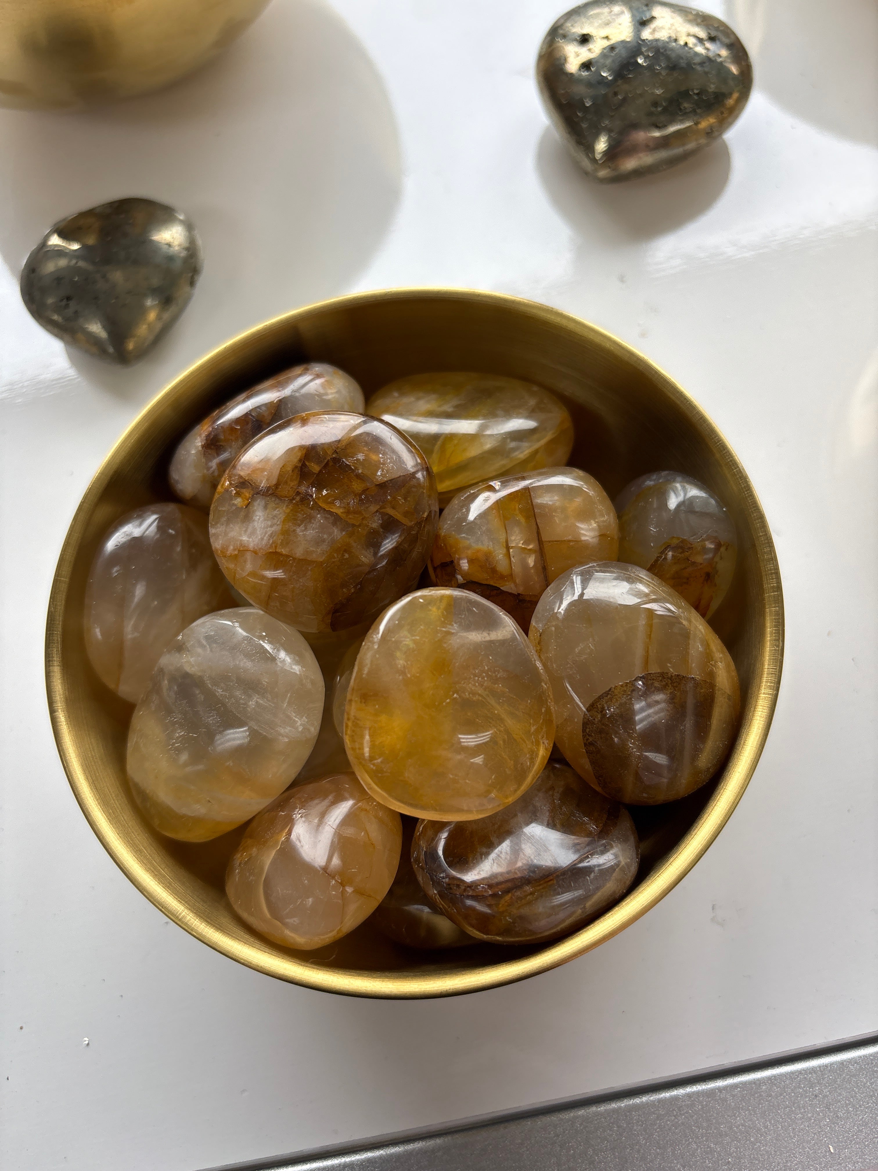 Golden Healer Palm Stones