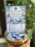 Blue Lace Agate Tumbled Stones