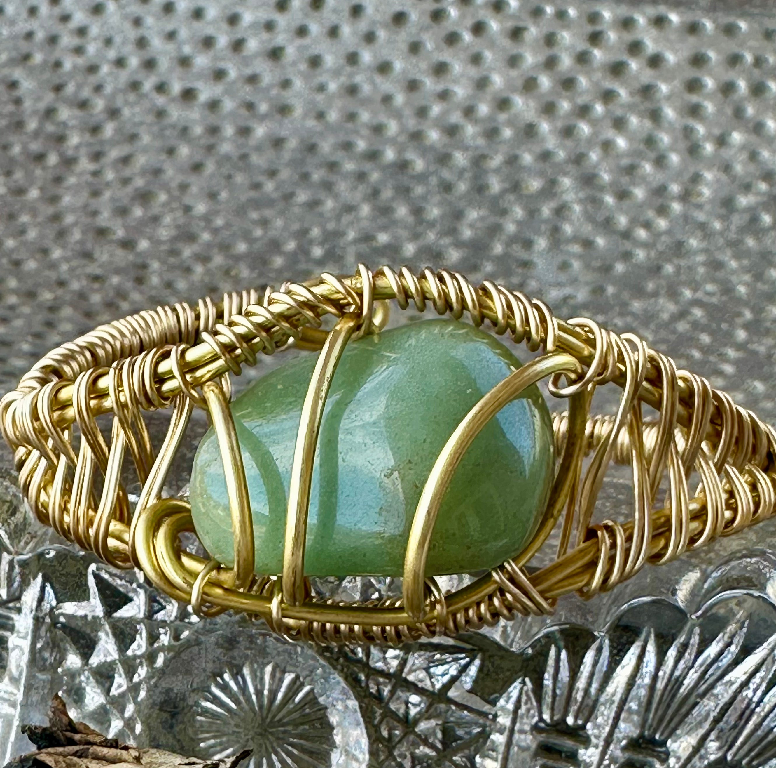 Brass Gemstone Bracelets