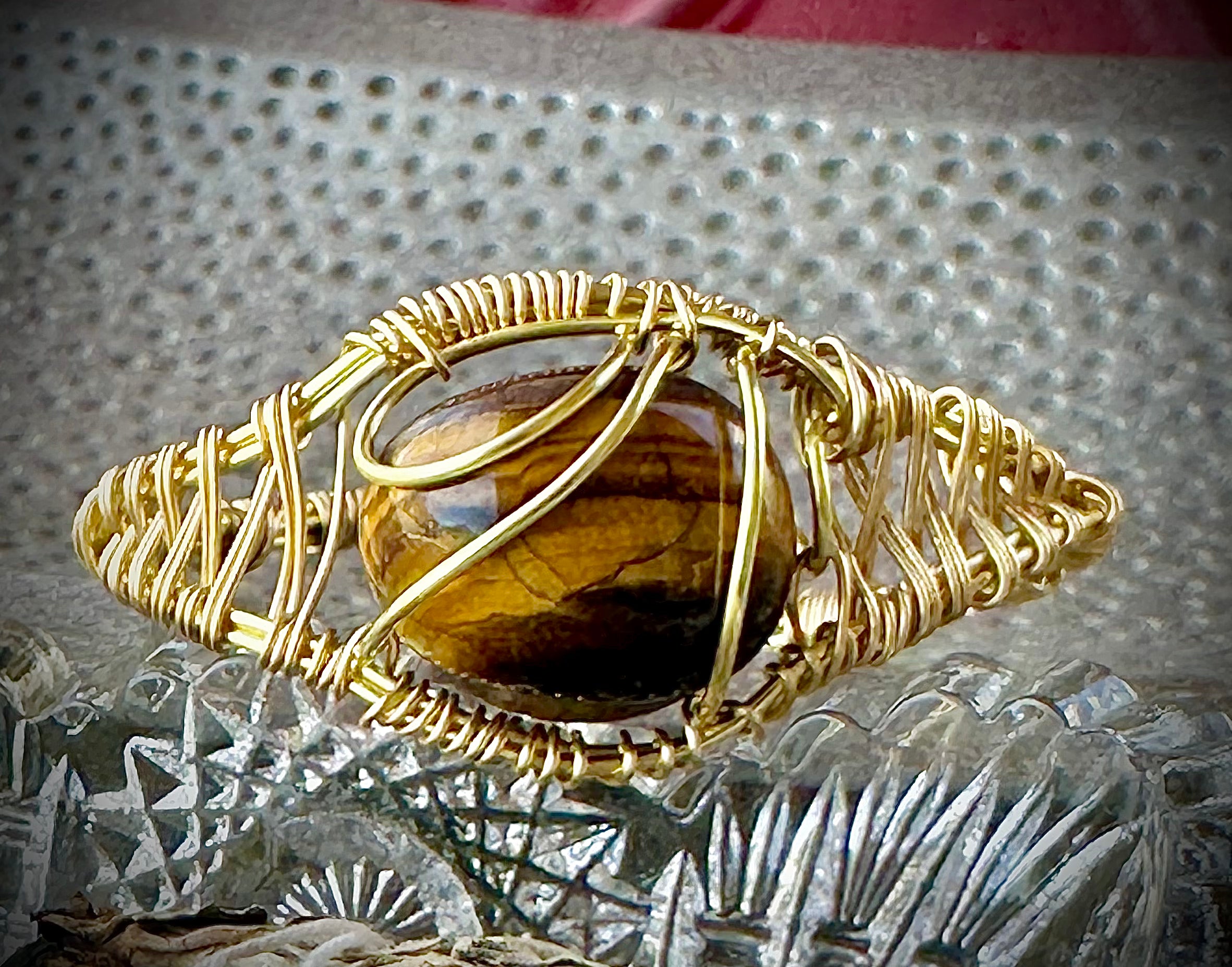 Brass Gemstone Bracelets