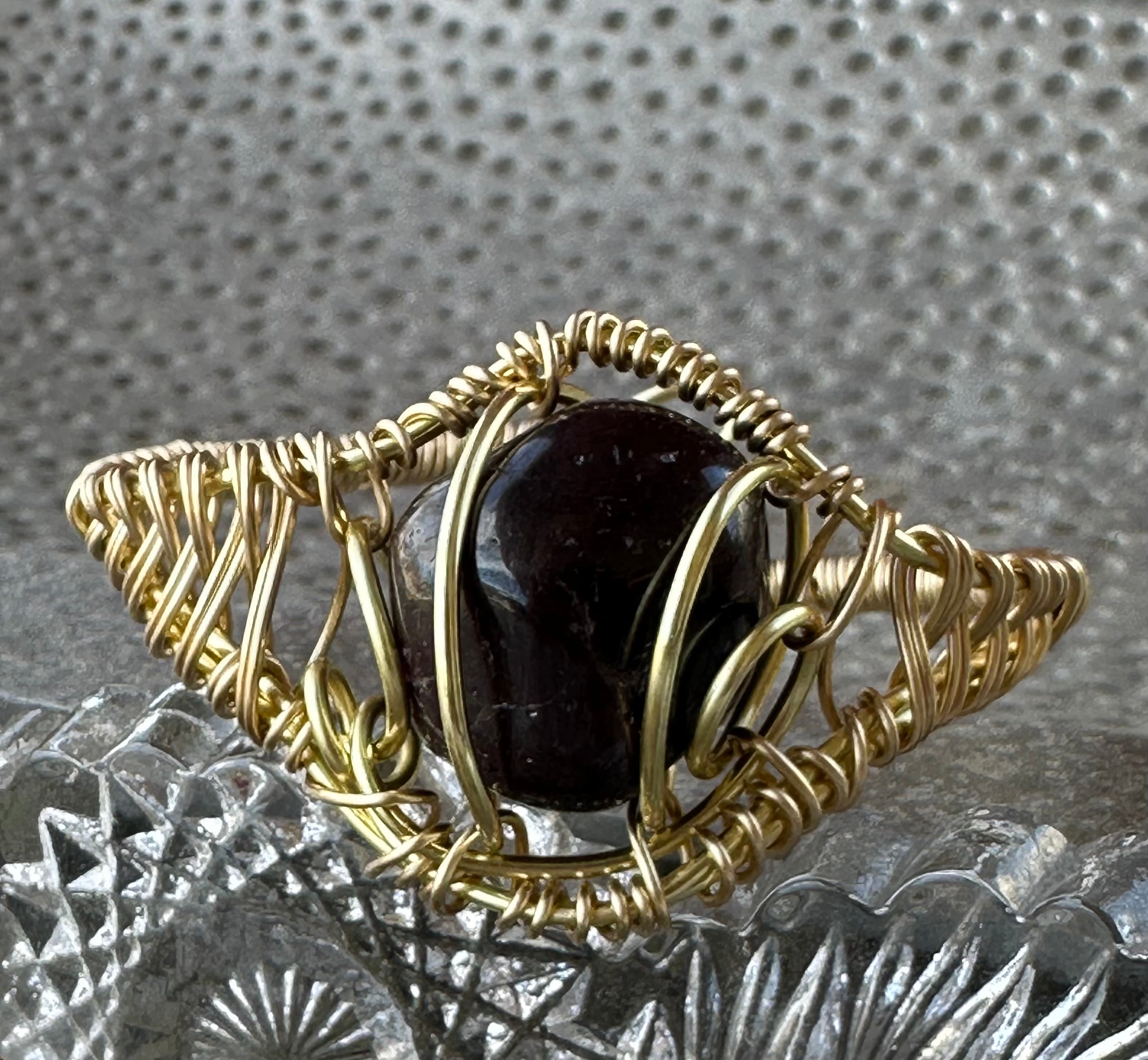 Brass Gemstone Bracelets