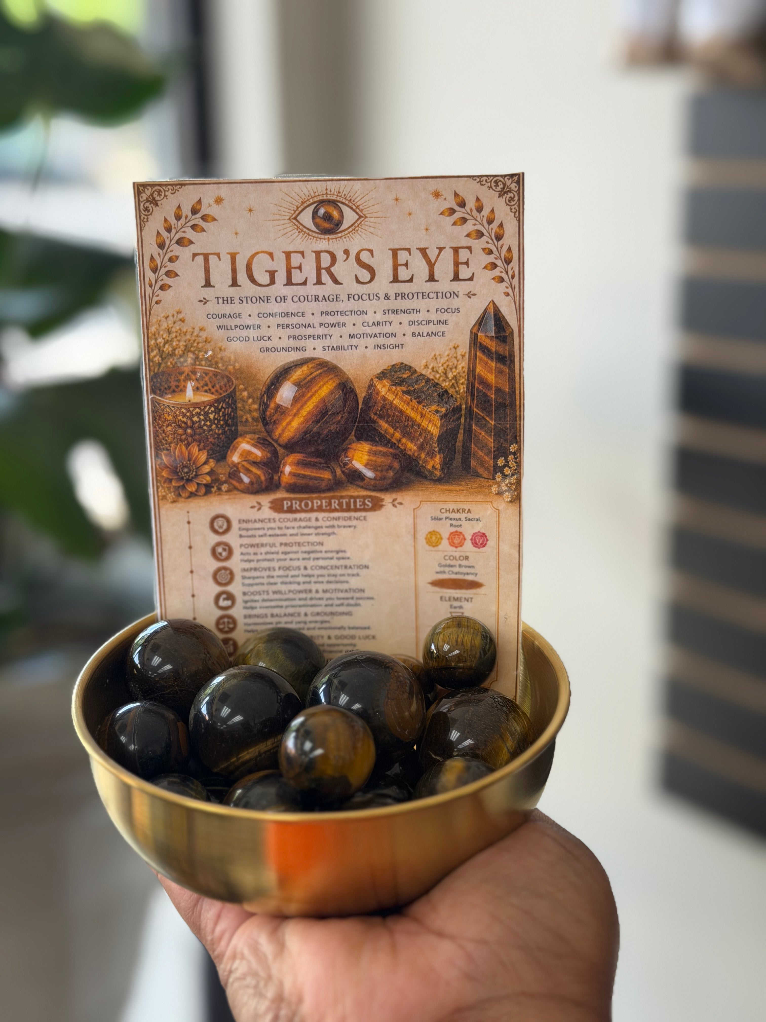 Gold Tiger’s Eye Sphere