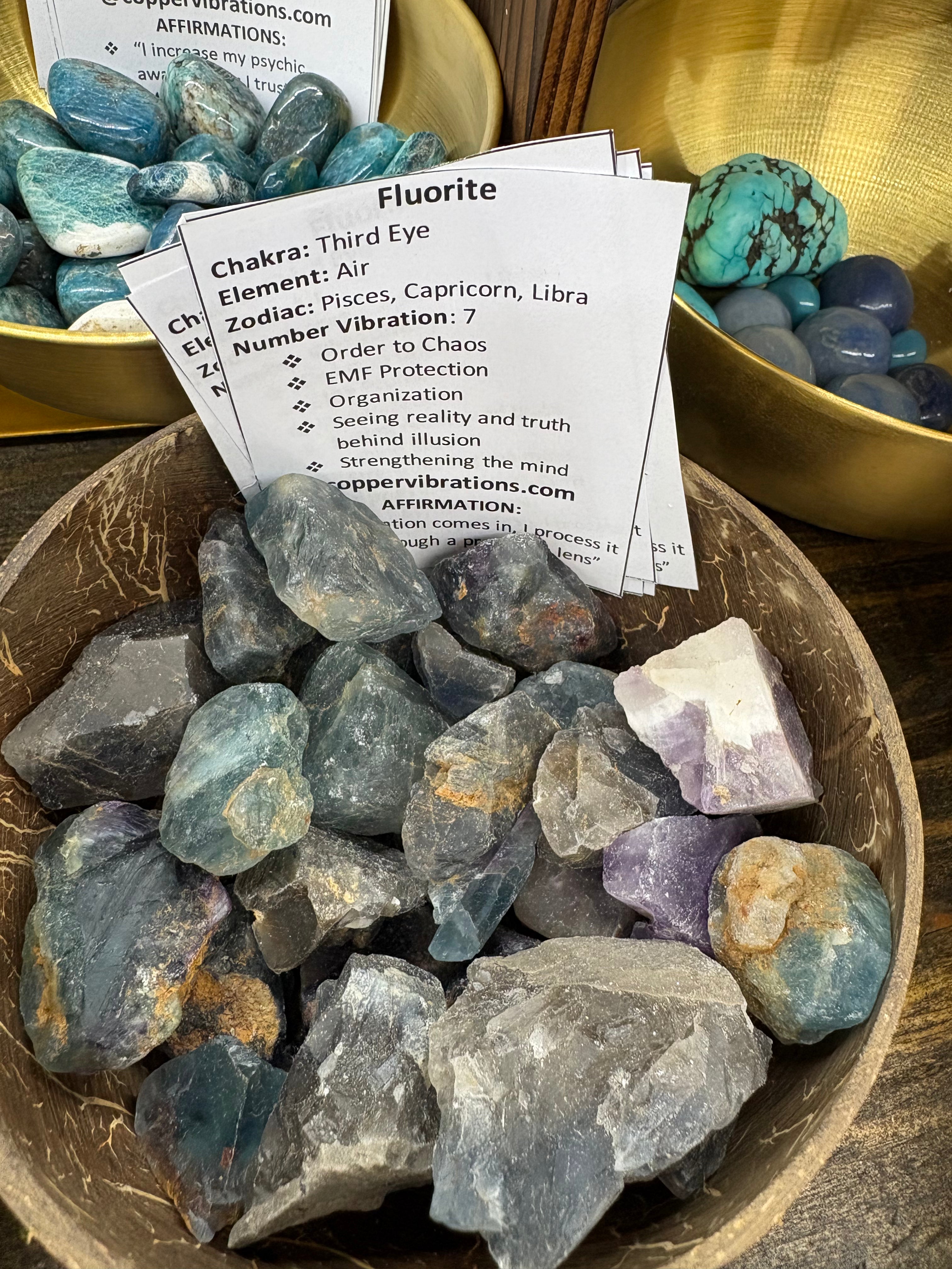 Raw Flourite
