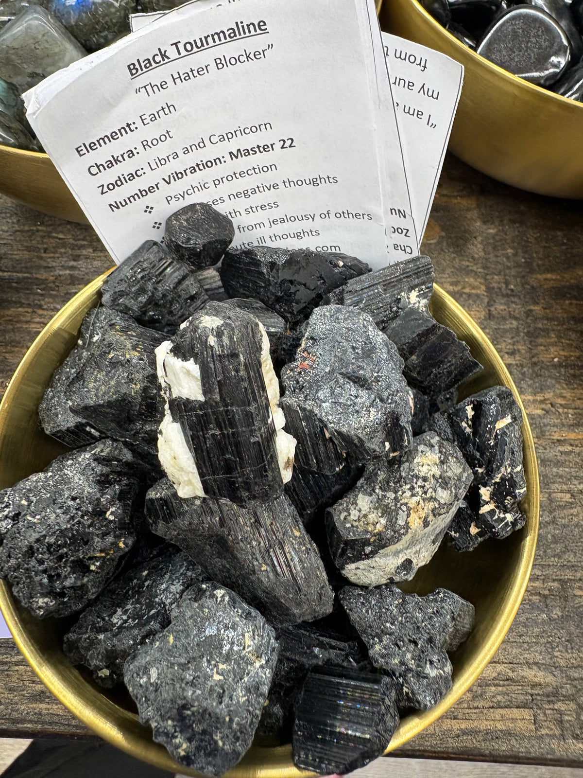 Raw Black Tourmaline