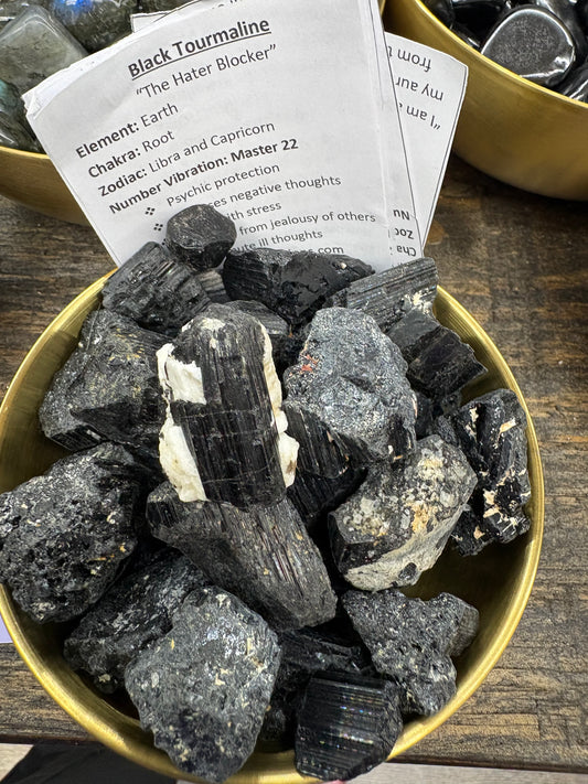 Raw Black Tourmaline
