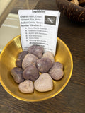 Lepidolite Heart