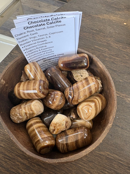 Chocolate Calcite Capsule