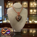 Black Moonstone Heart Necklace