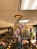 Raw Amethyst Wind Chime