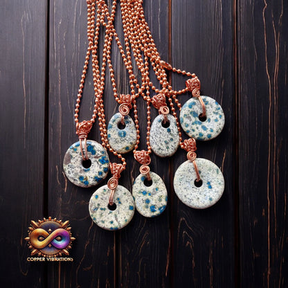 K2 Jasper Donut Necklace