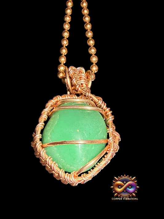 Green Aventurine 24” Necklace