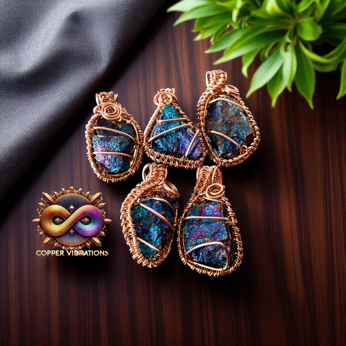 Chalcopyrite 24” Copper Necklace