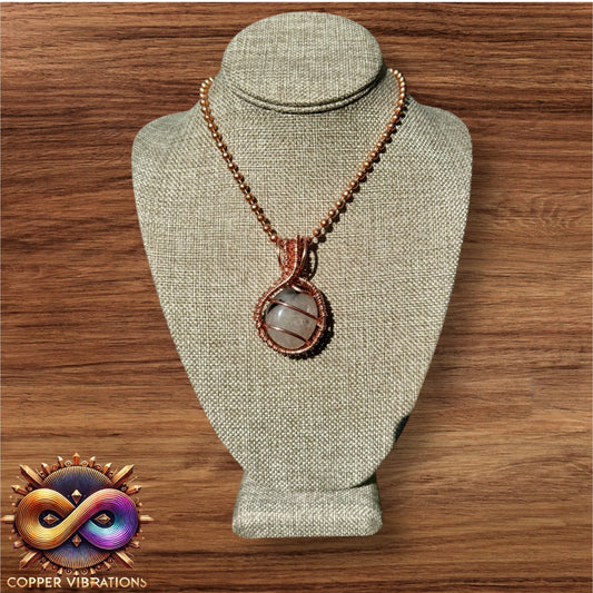 Tourmalinated Quartz Necklace